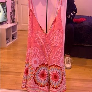 Pink and white romper from LF BOUTIQUE